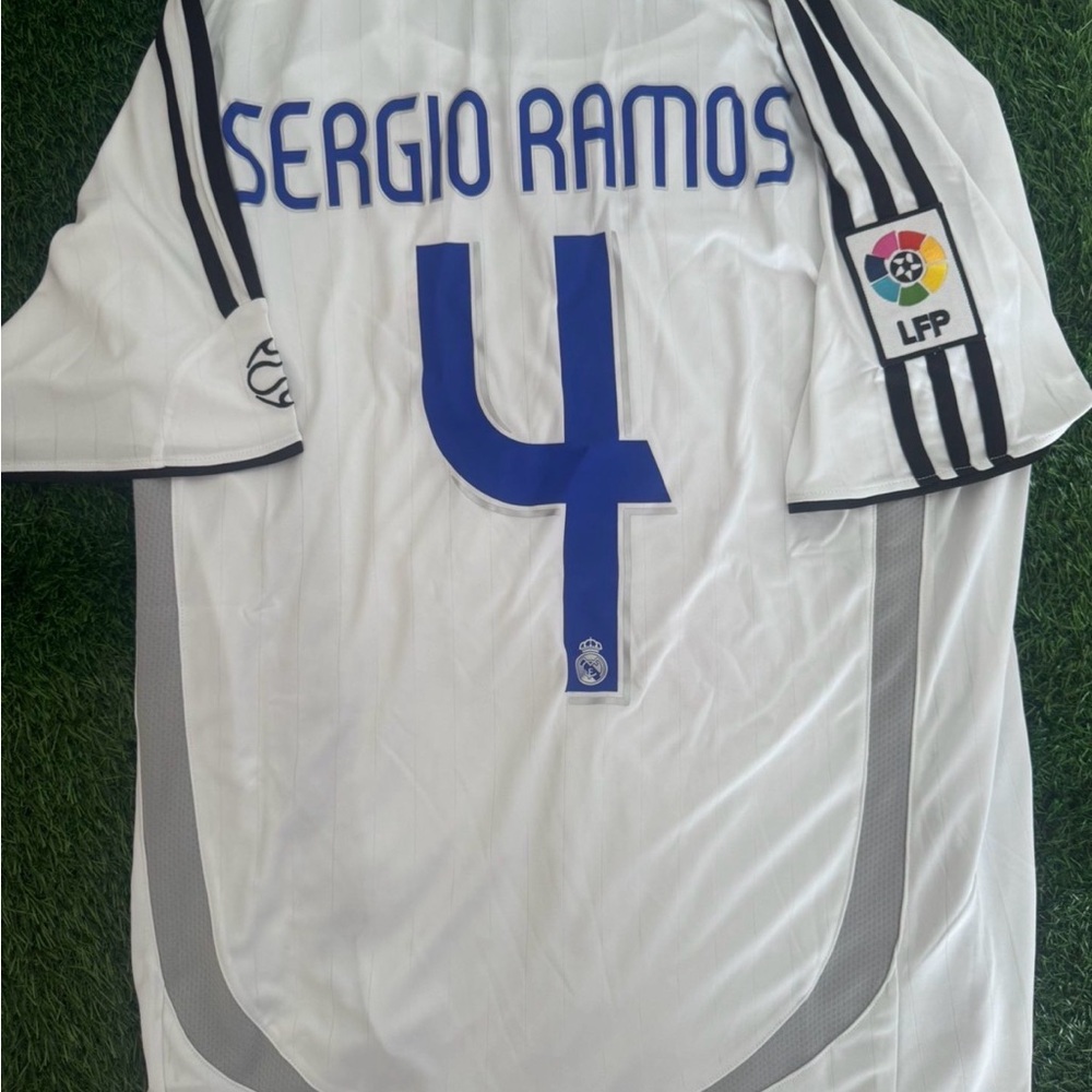Sergio ramos Madrid retro jersey